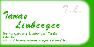 tamas limberger business card